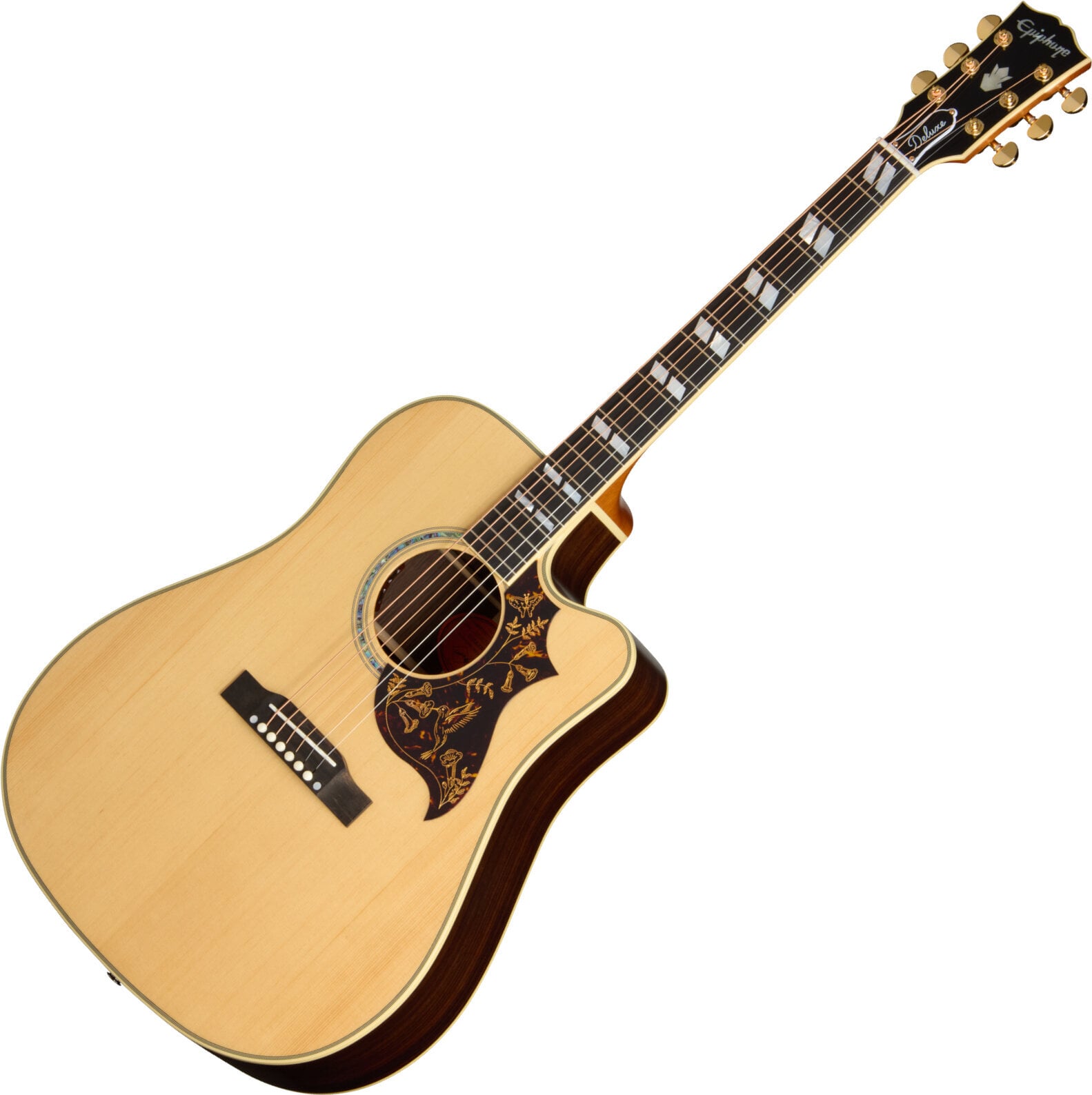 elektroakustisk guitar Epiphone Hummingbird Deluxe EC Natural elektroakustisk guitar