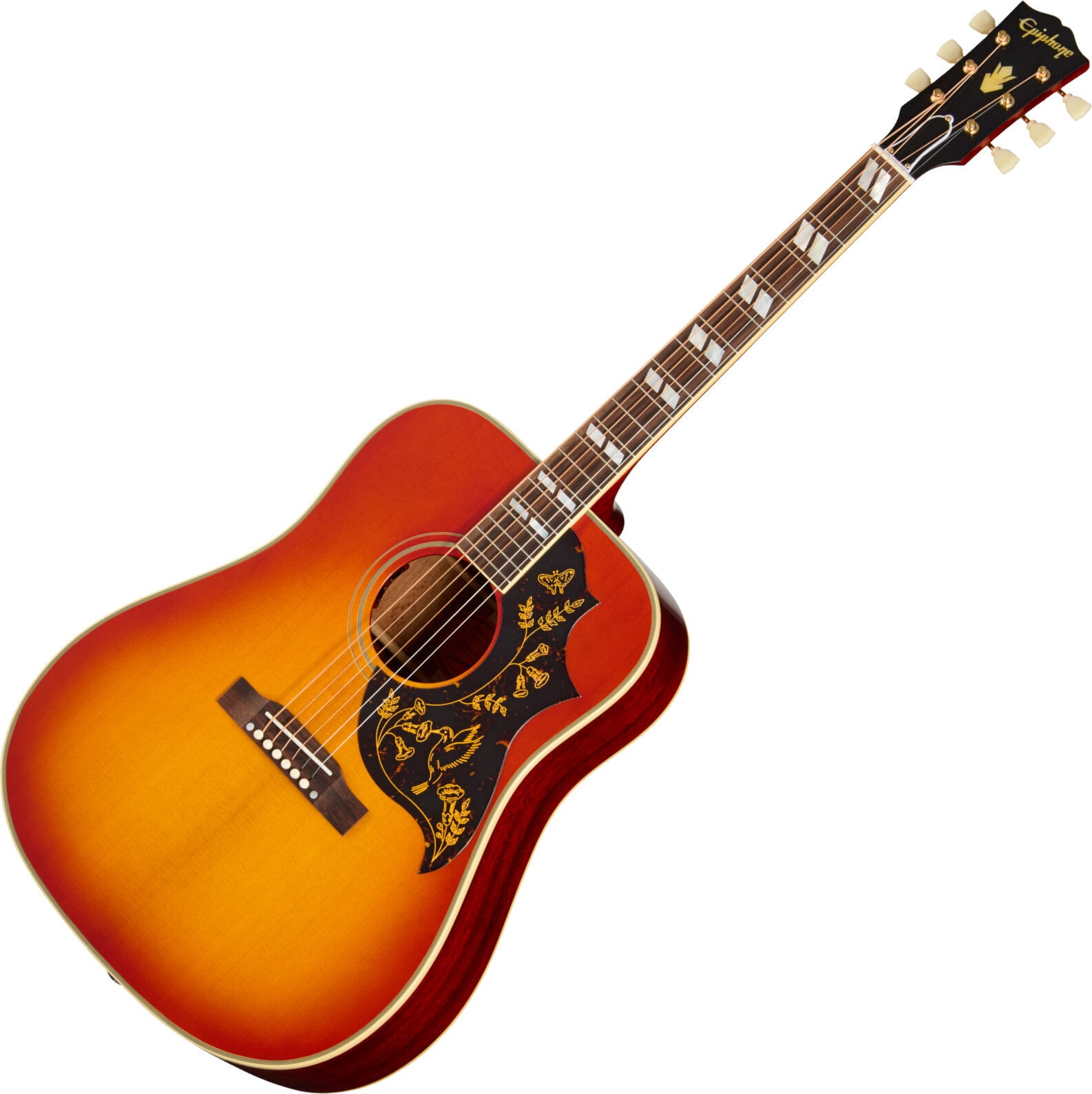 elektroakustisk guitar Epiphone 1960 Hummingbird Reissue Heritage Cherry Sunburst elektroakustisk guitar