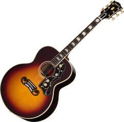 Guitare Jumbo acoustique-électrique Epiphone Pre-War SJ-200 Rosewood Reissue Vintage Sunburst Guitare Jumbo acoustique-électrique