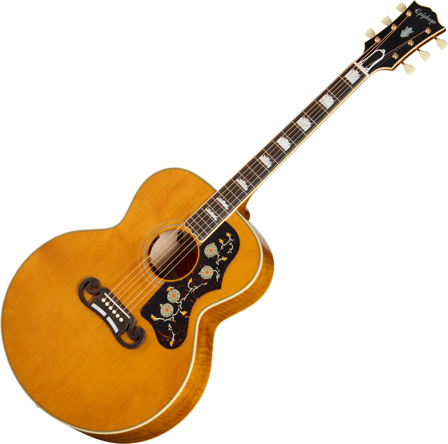 Elektroakustická kytara Jumbo Epiphone 1957 SJ-200 Reissue Antique Natural Elektroakustická kytara Jumbo