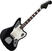 Elektrische gitaar Fender MIJ Traditional Late 60s Jaguar RW Black Elektrische gitaar
