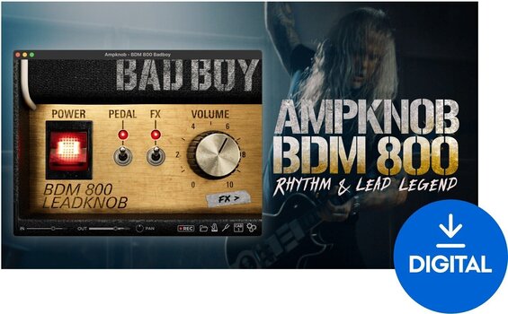 Studio-Effekt-Plugin Bogren Digital Ampknob BDM 800 Badboy (Digitales Produkt) - 1