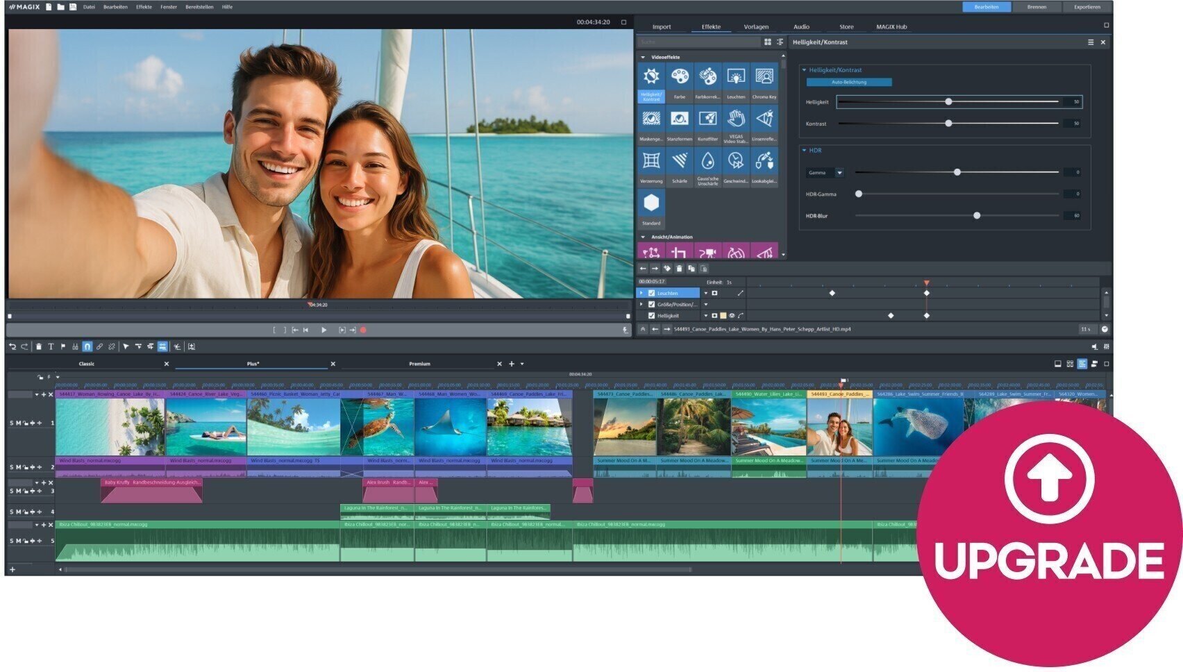 Update / Upgrade / Expansion MAGIX Video Deluxe Plus UPG (Digitaalinen tuote)