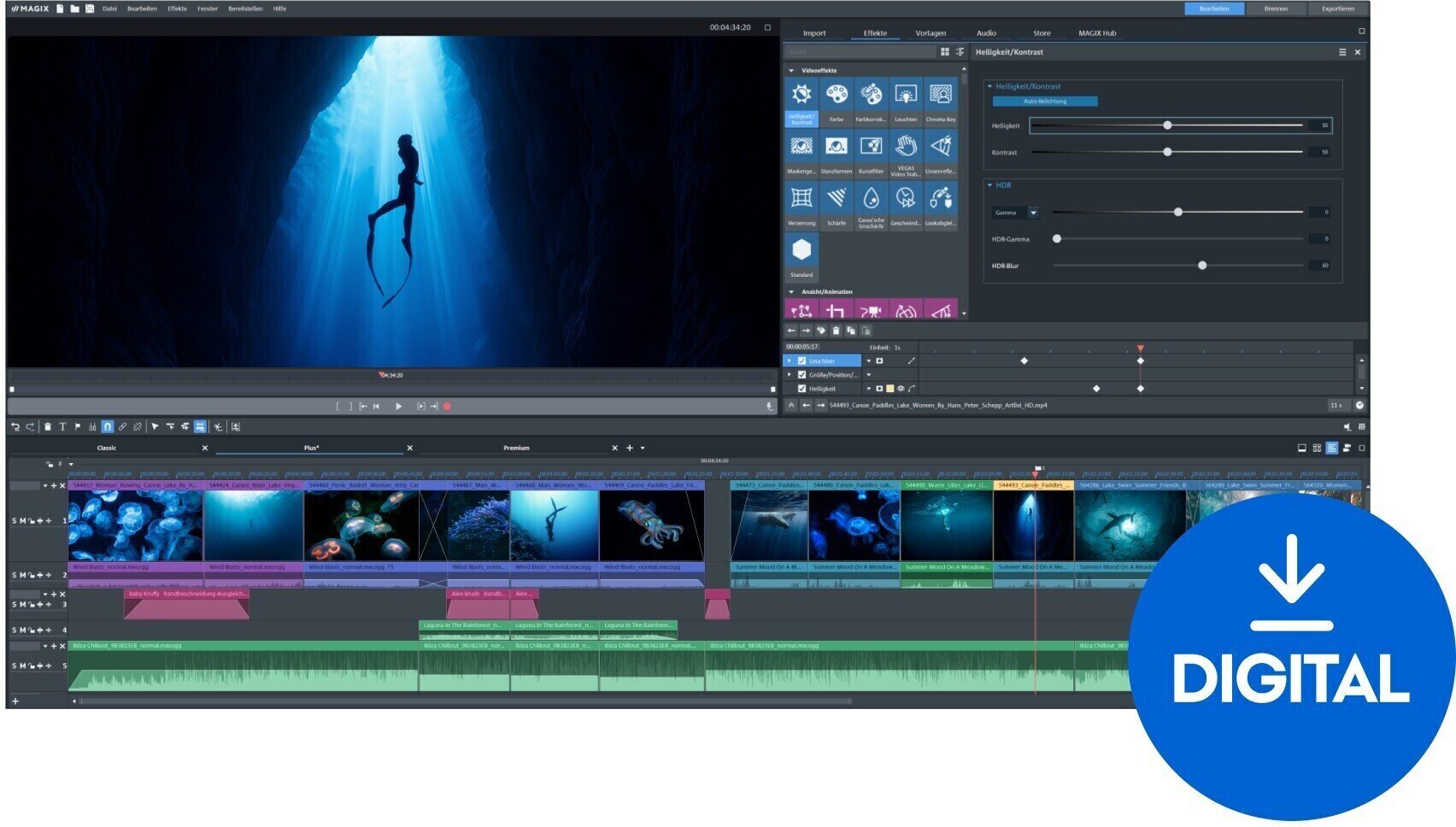 Wideo i oprogramowanie graficzne MAGIX Video Deluxe Ultimate (Produkt cyfrowy)