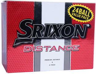 Golfové lopty Srixon Distance White Golfové lopty