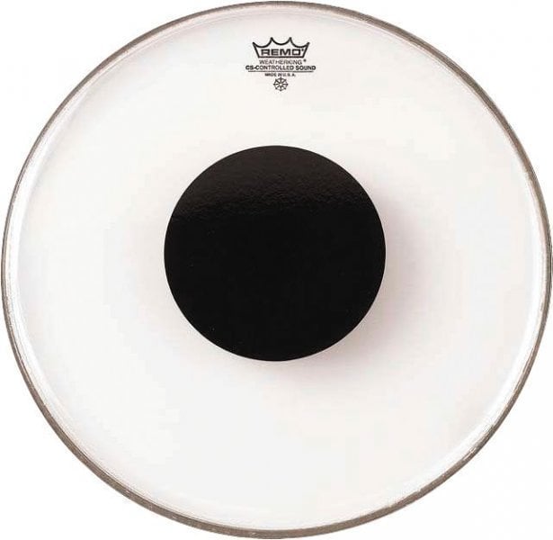 Peaux de frappe Remo CS-0308-10 Controlled Sound Clear Black Dot 8" Peaux de frappe