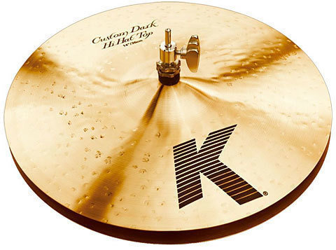 Cymbale charleston Zildjian K0943 K Custom Dark Cymbale charleston 14"