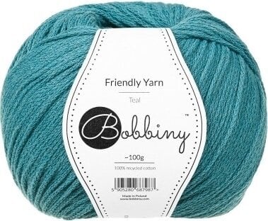 Плетива прежда Bobbiny Friendly Yarn Teal Плетива прежда