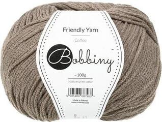 Pletací příze Bobbiny Friendly Yarn Coffee Pletací příze