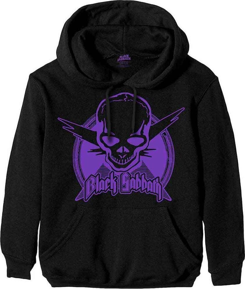 Black Sabbath Mikina Aviation Skull Unisex Black 2XL