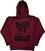 Hoodie Black Sabbath Band and Logo Maroon Red L Hoodie