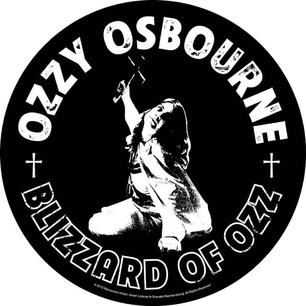 Antsiuvas / ženklelis Ozzy Osbourne Blizzard Of Ozz Back Patch