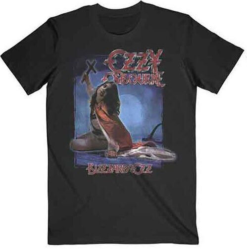 T-shirt Ozzy Osbourne Blizzard of Ozz Track list Black XL T-shirt