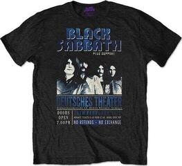T-Shirt Black Sabbath T-Shirt Deutsches '73 Unisex Black 2XL