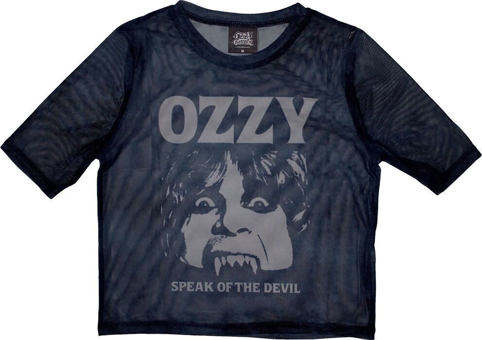 Camiseta de manga corta Ozzy Osbourne Speak of the Devil Navy Blue S De mujer Camiseta de manga corta