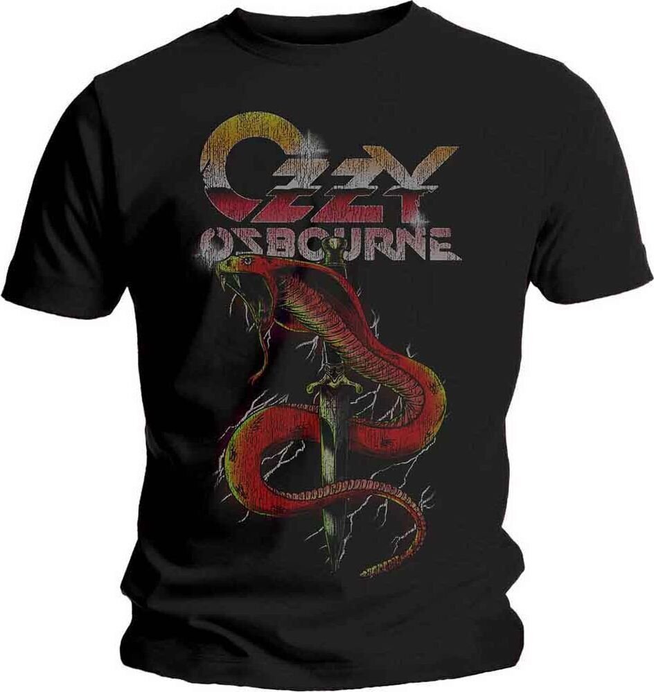 Πουκάμισο Ozzy Osbourne Vintage Snake Black L Πουκάμισο