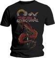 Ozzy Osbourne Vintage Snake Black M Camiseta de manga corta