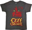 Ozzy Osbourne Yellow Eyes Jumbo Charcoal Grey 2XL T-Shirt