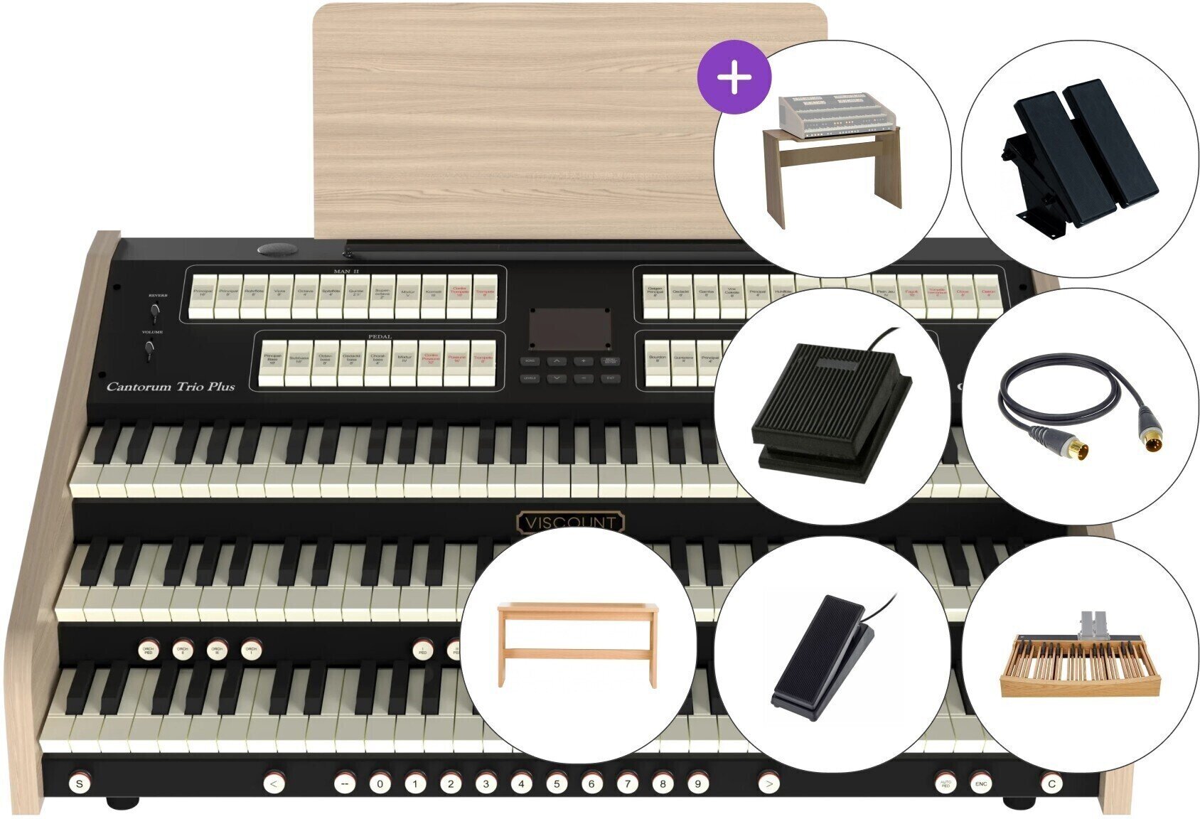 Digital Organ Viscount Cantorum Trio Plus SET Digital Organ