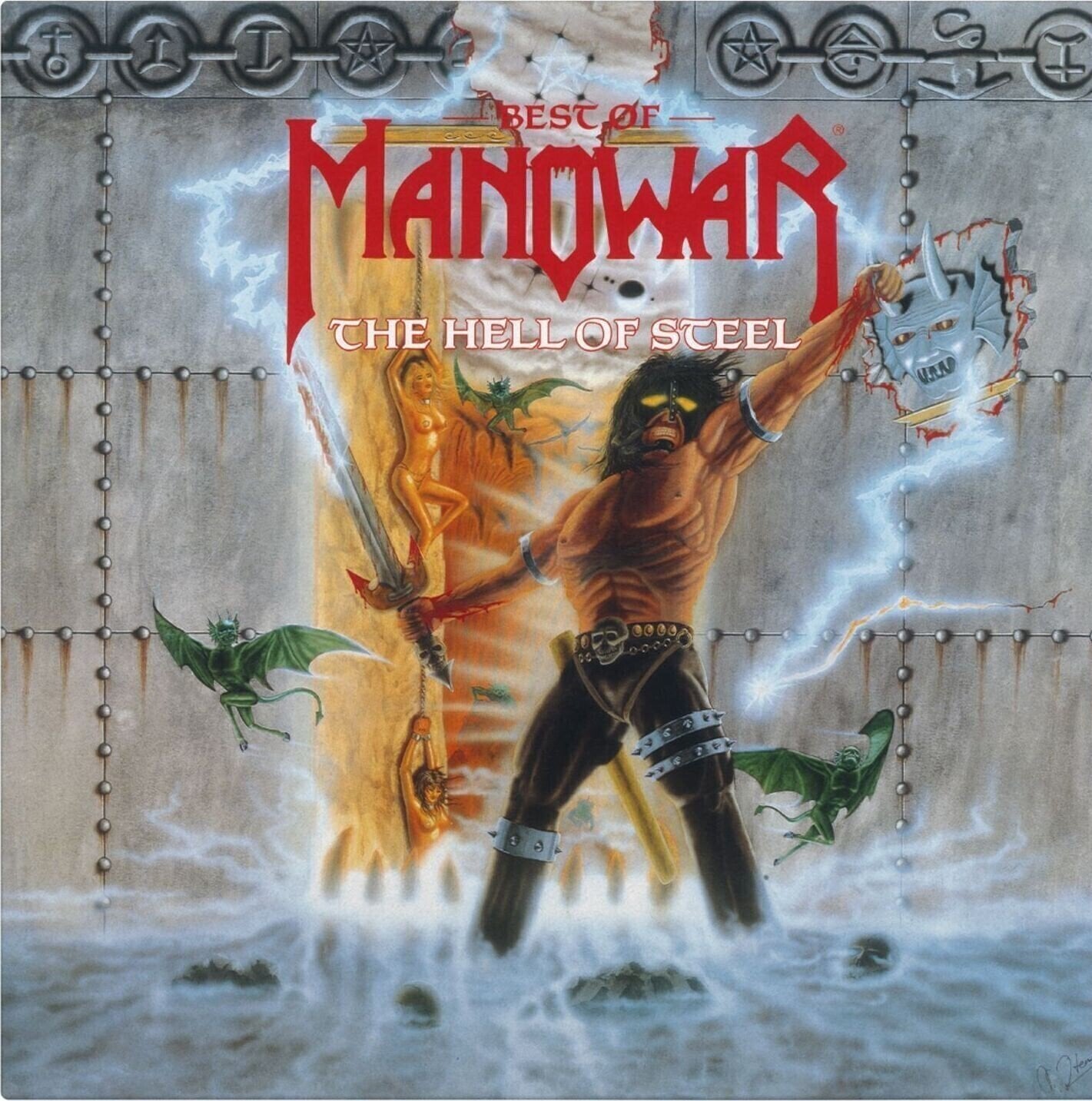 LP ploča Manowar - The Hell Of Steel: Best Of Manowar (Reissue) (2 LP)