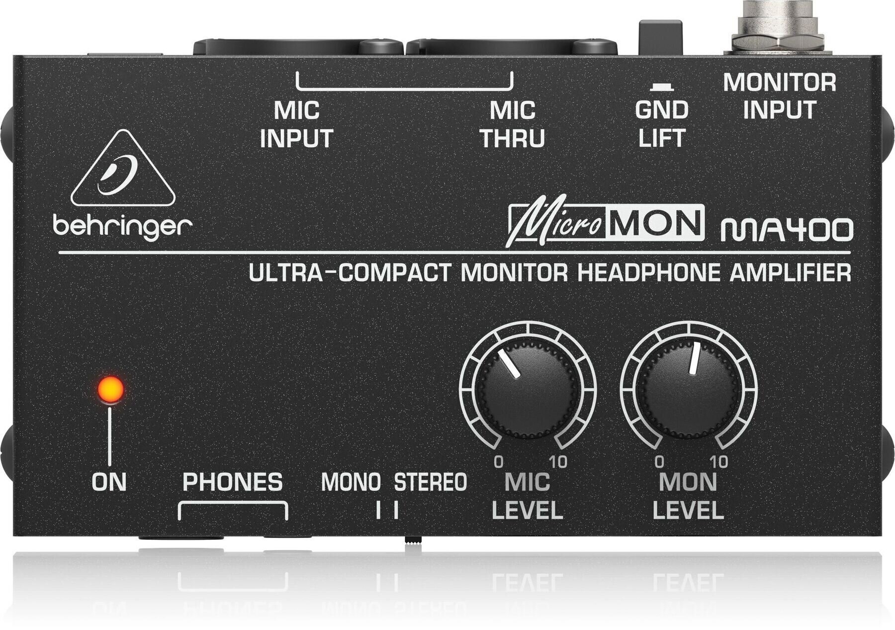 Pojačalo za slušalice Behringer MA 400 MICROMON Pojačalo za slušalice