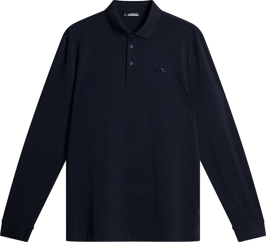 J.Lindeberg Florian LS Black M Polo košeľa