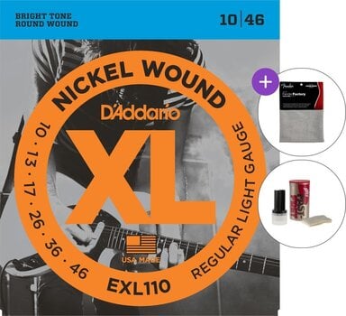 Corzi chitare electrice D'Addario EXL110 SET Corzi chitare electrice - 1