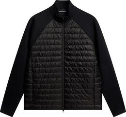 Mikina/Sveter J.Lindeberg Hayden Quilt Hybrid Jacket Black