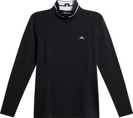Polo košeľa J.Lindeberg Hertta Long Sleeve Black