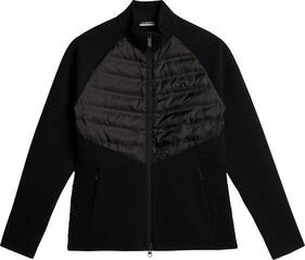 Дуксерица/џемпер J.Lindeberg Wendy Tech Knit Zip Sweater Black XL Duks