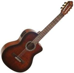 Guitarra clássica com pré-amplificador Valencia VC564CE 4/4 Brown Sunburst Guitarra clássica com pré-amplificador