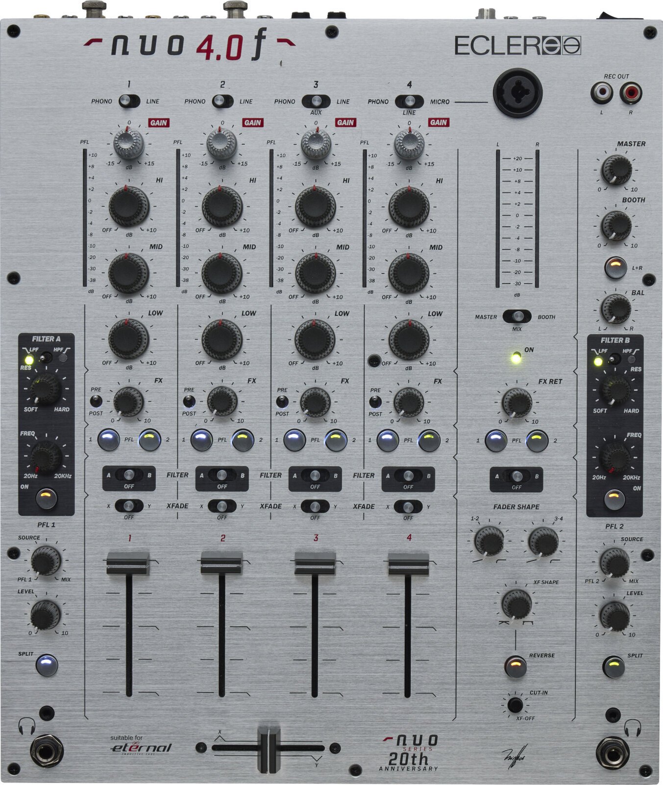 DJ mix pult Ecler DJ NUO 4.0 F DJ mix pult