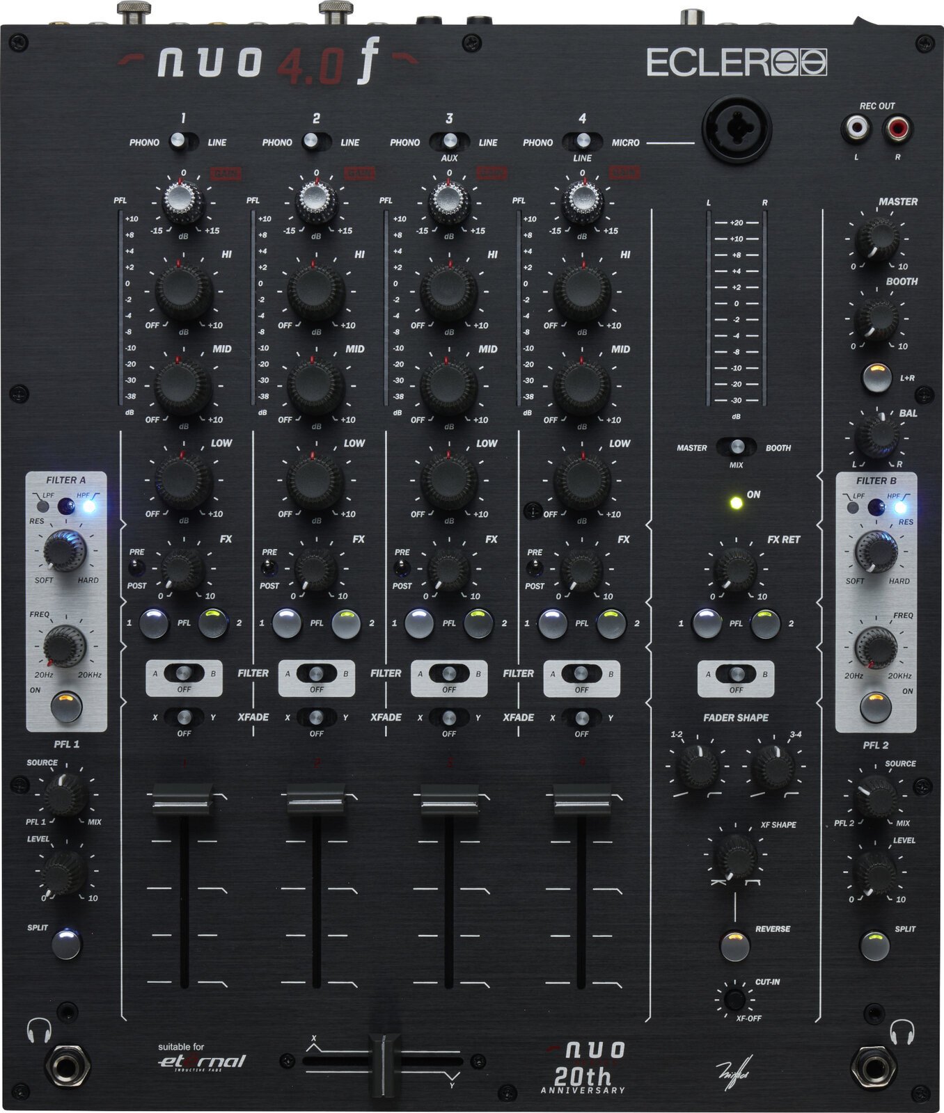 DJ mix pult Ecler DJ NUO 4.0 F DJ mix pult