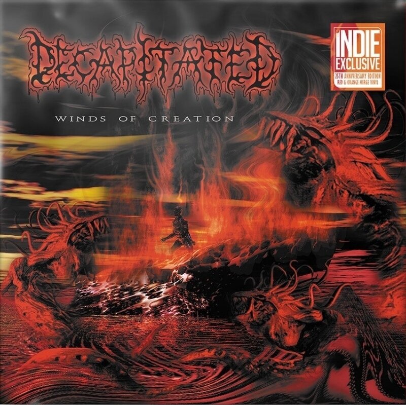 Disc de vinil Decapitated - Winds Of Creation (Indie Exclusive) (Anniversary Edition) (Red & Orange Coloured) (LP)