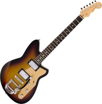 Електрогітара Reverend Guitars Jetstream HC Bigsby 3-Tone Sunburst Електрогітара - 1