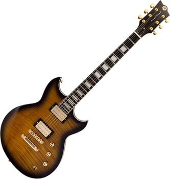 Električna gitara Reverend Guitars Sensei RA FM Transparent Coffee Burst Flame Maple Električna gitara (Samo raspakovano) - 1