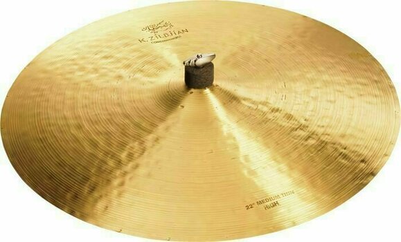 Ride Cymbal Zildjian K1121 K Constantinople Medium Thin High Ride Cymbal 22" - 1