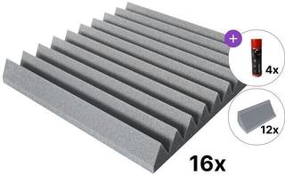 Chłonny panel piankowy Mega Acoustic PM-K7 50x50 Room SET Light Grey Chłonny panel piankowy