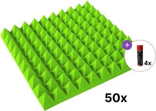 Imukykyinen vaahtomuovipaneeli Mega Acoustic PA-PMP-5 50x50x5 SET 1 Green Imukykyinen vaahtomuovipaneeli
