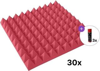 Imukykyinen vaahtomuovipaneeli Mega Acoustic PA-PMP-5 50x50x5 SET 1 Brick Imukykyinen vaahtomuovipaneeli