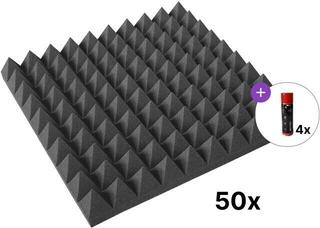 Абсорбиращ панел от пяна Mega Acoustic PA-PMP-5 50x50x5 SET Dark Grey Абсорбиращ панел от пяна