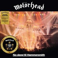 Vinylskiva Motörhead - No Sleep 'Til Hammersmith (50th Anniversary) (Poster) (Yellow & Black Coloured) (LP)