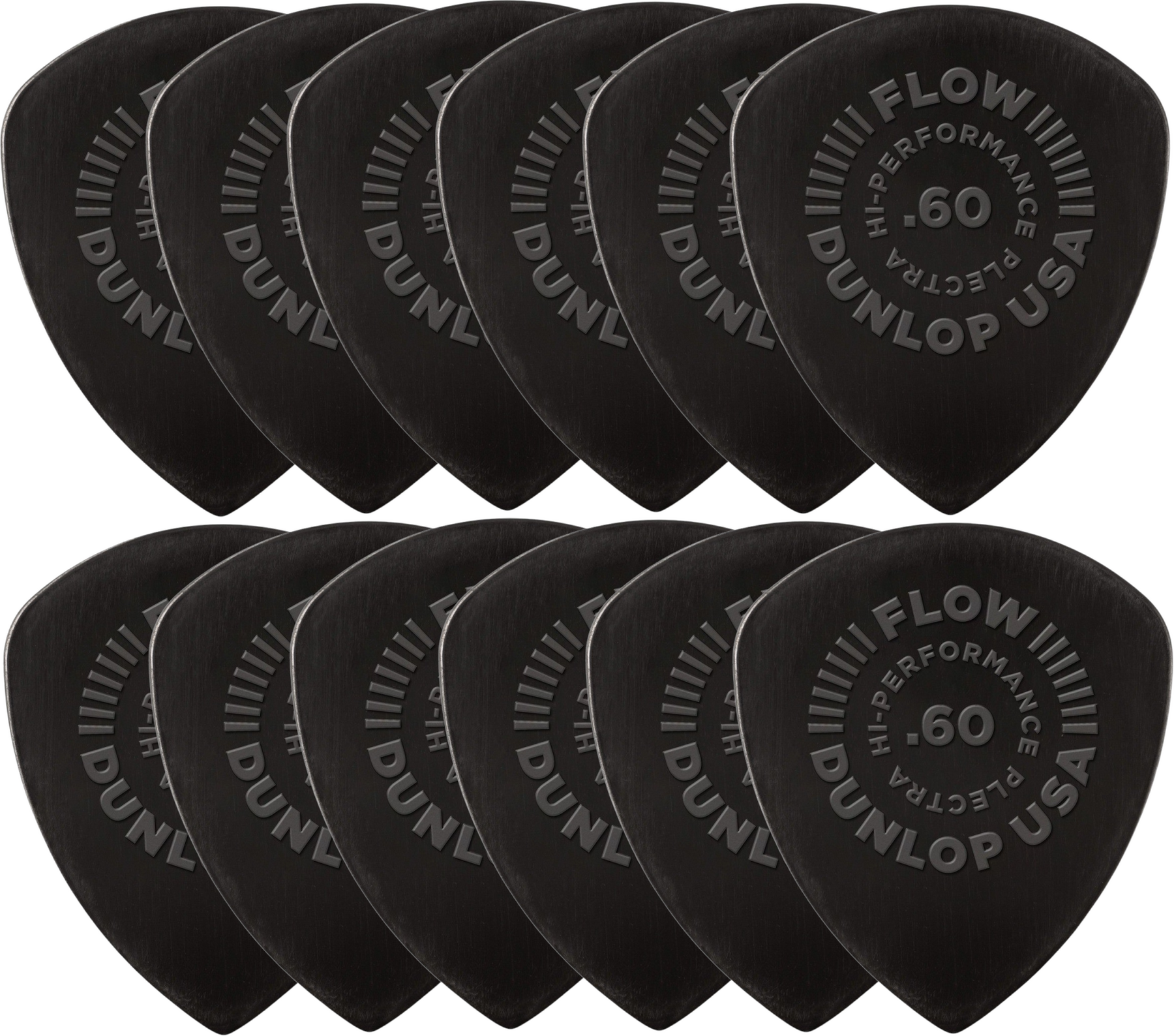 Plectrum Dunlop 541P060 Flow Nylon 0.60 Player Pack Plectrum