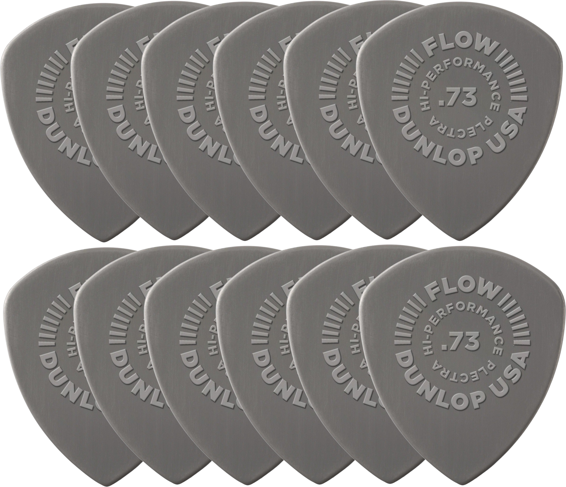 Plektrum Dunlop 541P073 Flow Nylon 0.73 Player Pack Plektrum