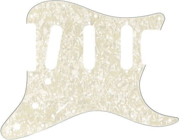 Pickguard Fender 11-Hole Modern-Style Stratocaster SSS Aged White Pearl Pickguard
