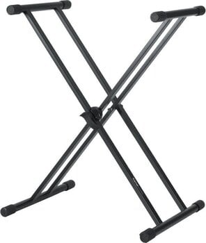 Folding keyboard stand Gator Frameworks GFW-KEY-2000X Folding keyboard stand Black (Just unboxed) - 1