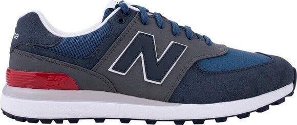 Pánske golfové topánky New Balance 574 Greens V2 Navy/Grey 44 Pánske golfové topánky - 1