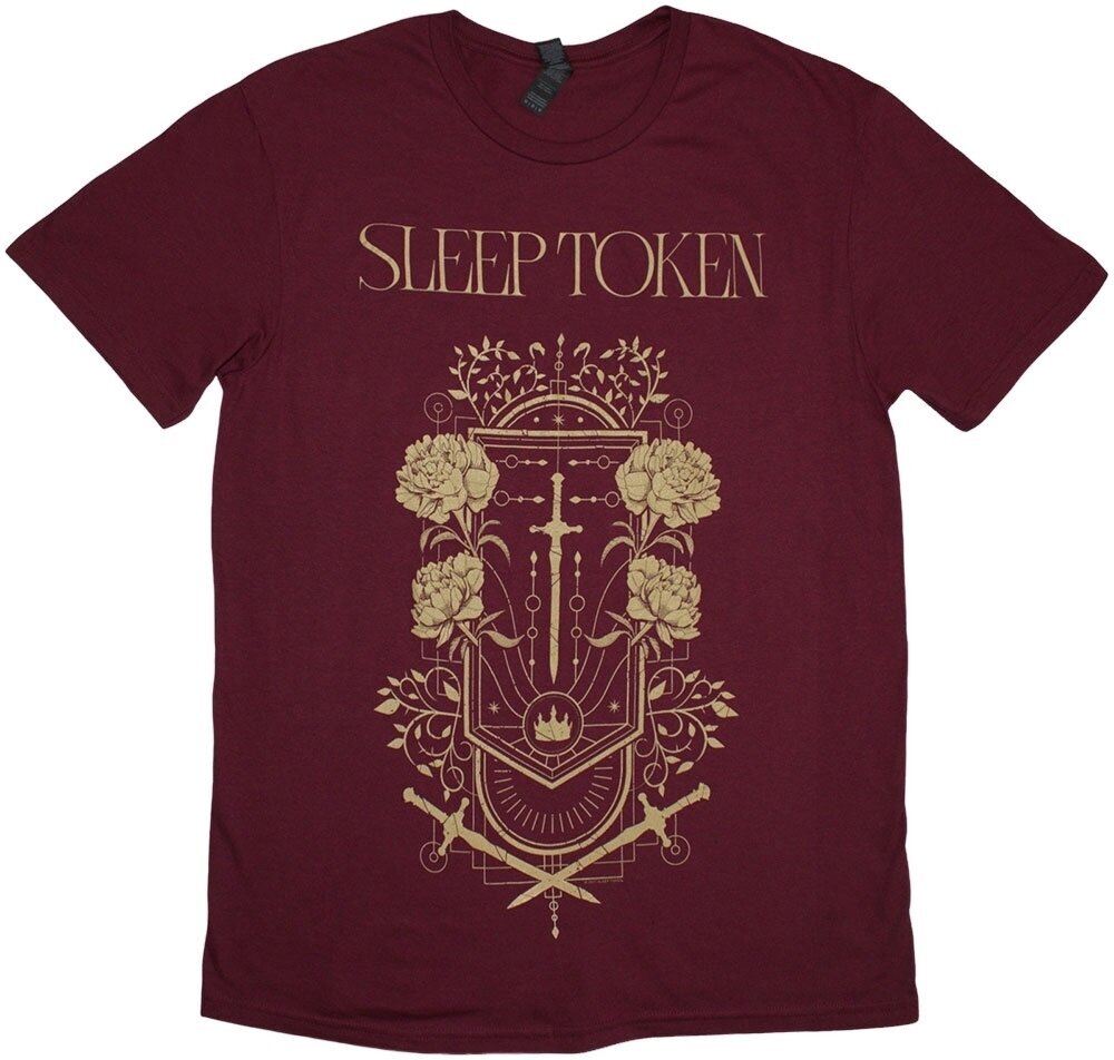 T-Shirt Sleep Token Damocles Maroon Red 2XL T-Shirt