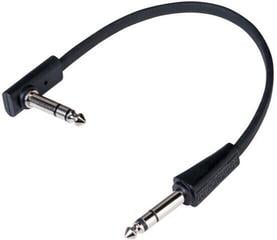 Câble de patch RockBoard Flat TRS 20 cm Droit - Angle Câble de patch