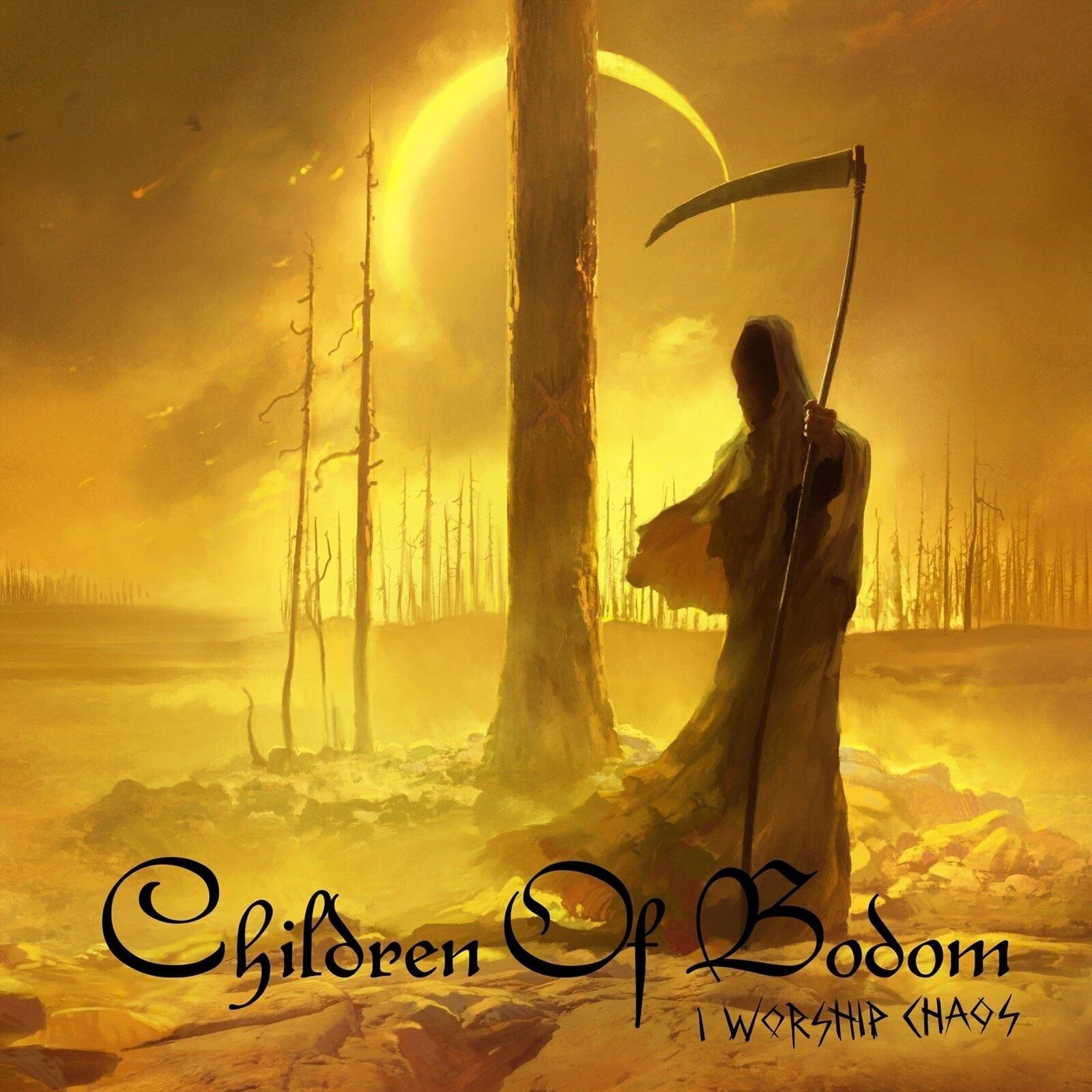 Δίσκος LP Children Of Bodom - I Worship Chaos (Yellow Marble Coloured) (LP)